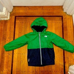 North Face fleece lined waterproof jacket